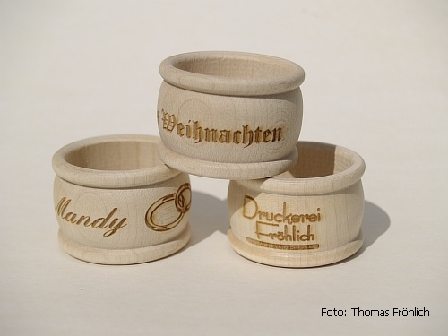 Serviettenringe Holz